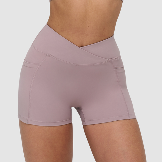 Wholesale women's solid color high-waisted shorts | Wonderxfans bulk activewear
