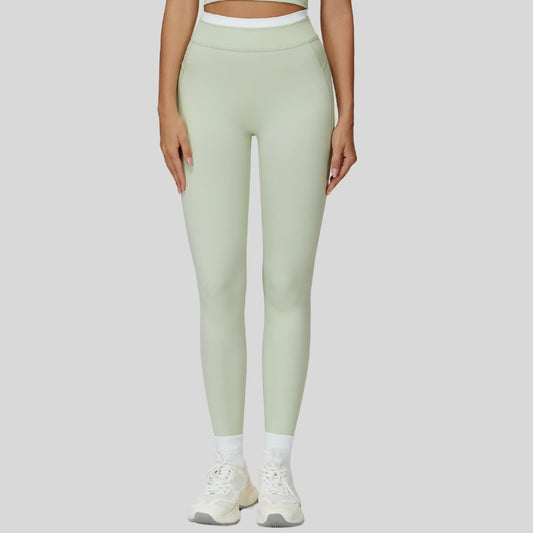 Wholesale Contrast-colored sport leggings | Wonderxfans bulk activewear
