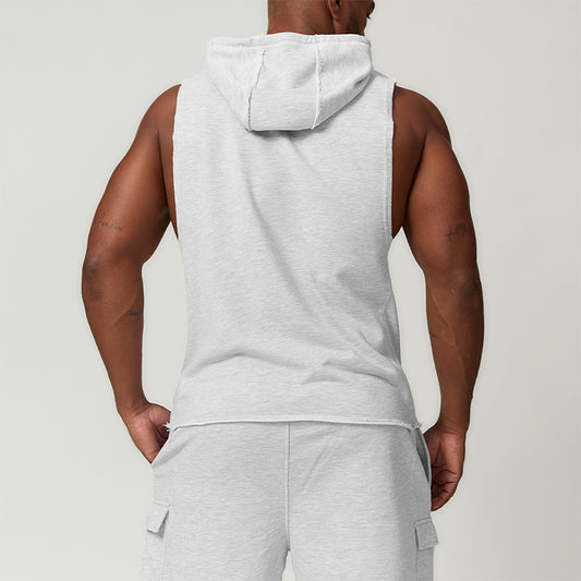 Wholesale Men's hooded sports casual fitness | Wonderxfans bulk activewear