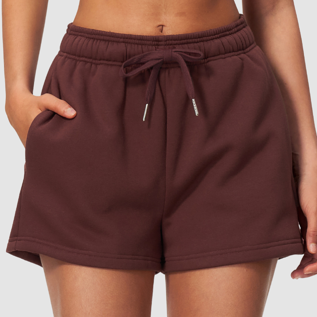 Wholesale Women's Warm Wide-Leg Sport Shorts – Relaxed Drawstring
