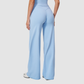 High-waisted wide-leg sweatpants
