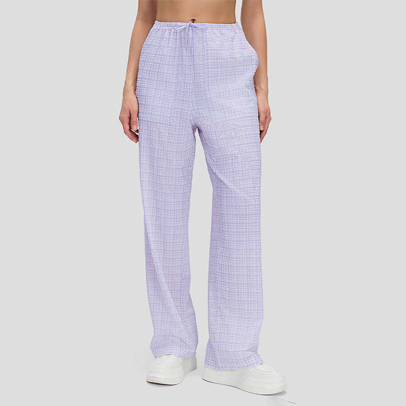Wholesale plaid quick-drying running training pants