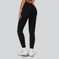 High-waisted, hip-lifting, slimming sports leggings