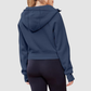 Wholesale Cropped Zip Up Hoodie
