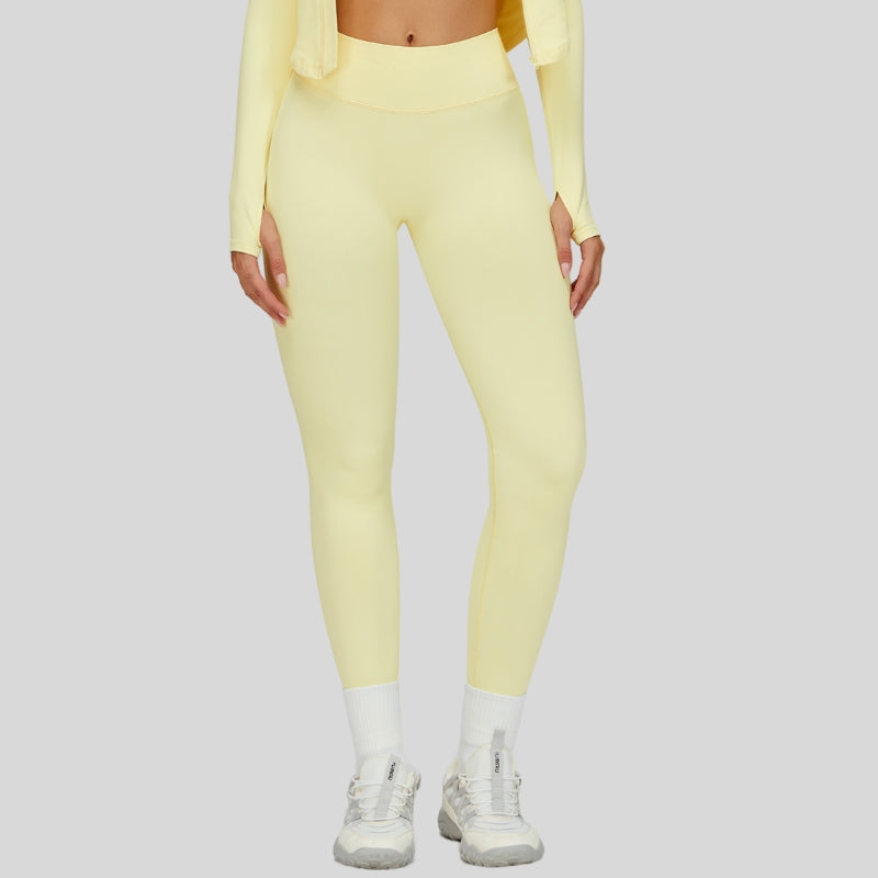 Seamless V-shaped back waist quick-drying legginggs