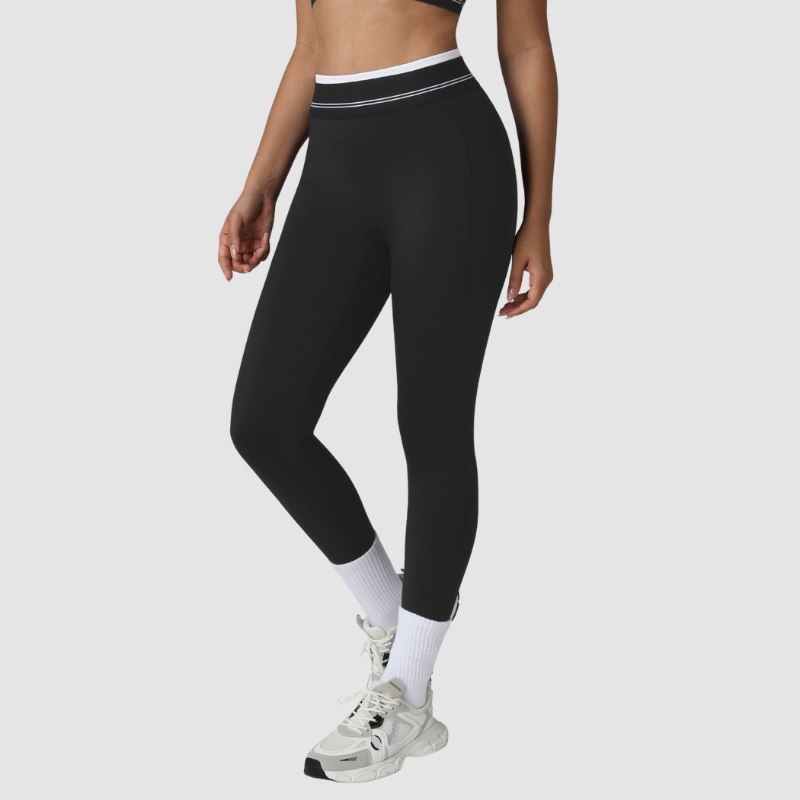 Wholesale women's color-blocked high-waisted leggings