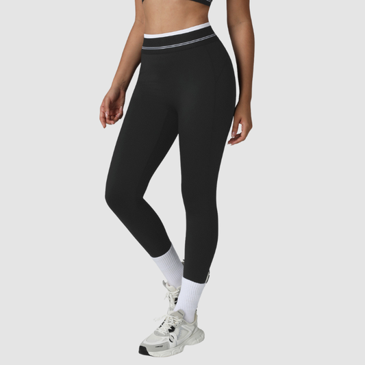 Wholesale women's color-blocked high-waisted leggings