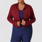 Wholesale plus-size yoga slimming jacket