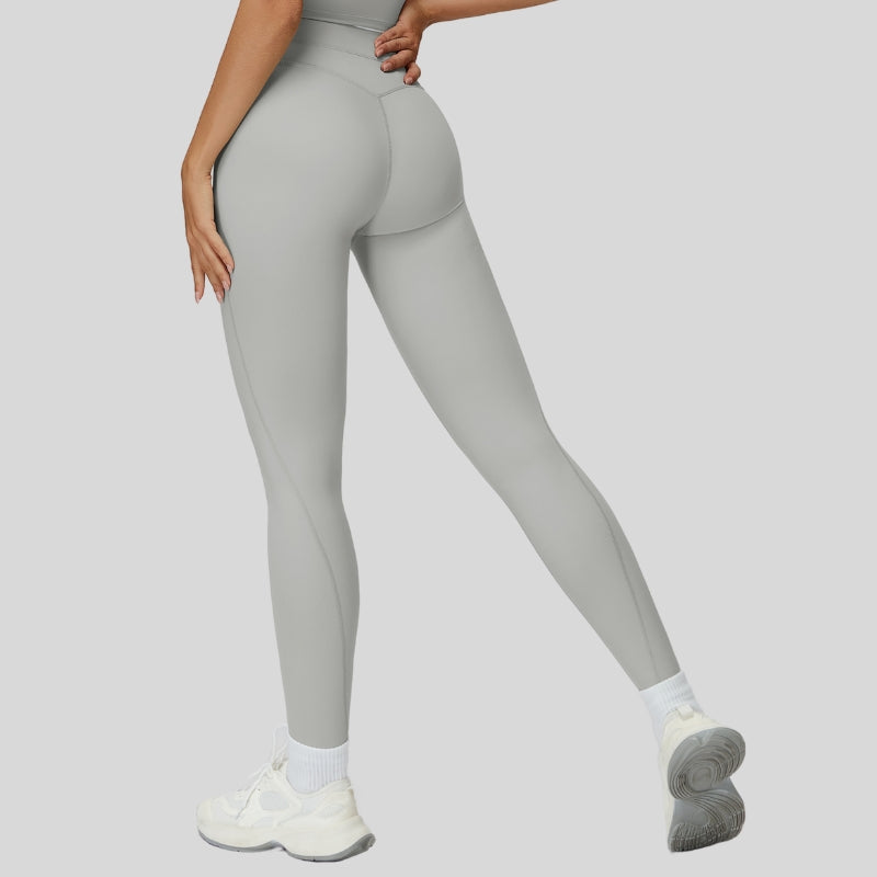 Contrast-colored sport leggings
