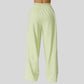 Loose-fitting striped color-blocked sweatpants