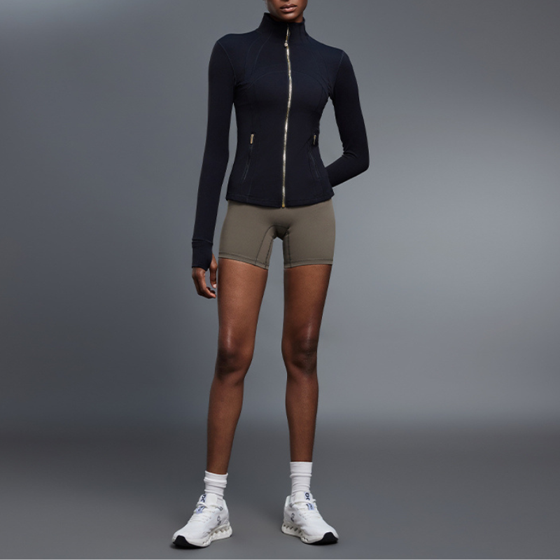 Women's Stand Collar Zip-Up Yoga Jackets