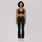 Deep V halter neck bra + high waisted pant 2-piece set