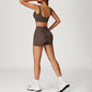 SPORTS BRA+High-waist shorts 2-PIECE SET