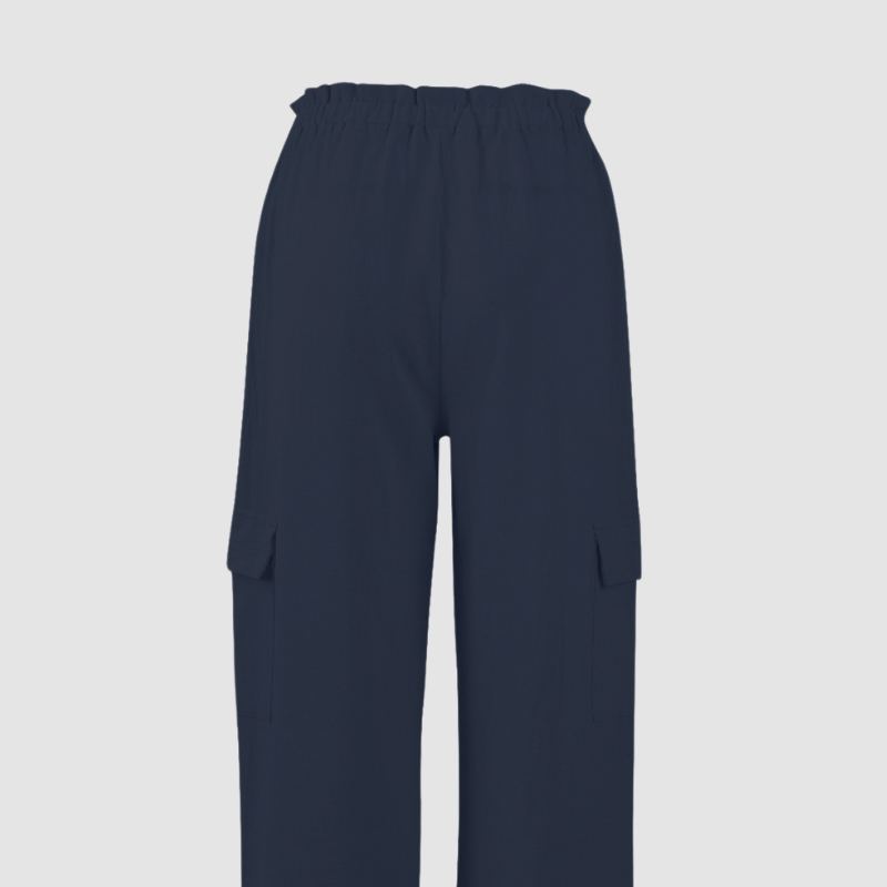 Wholesale Loose Drawstring Cargo Wide-Leg Pants