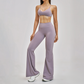 Naked and beautiful back bra+high waisted Legging 2-piece set