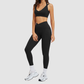 Wholesale strappy halter bra and tight yoga legging set