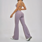 Naked and beautiful back bra+high waisted Legging 2-piece set