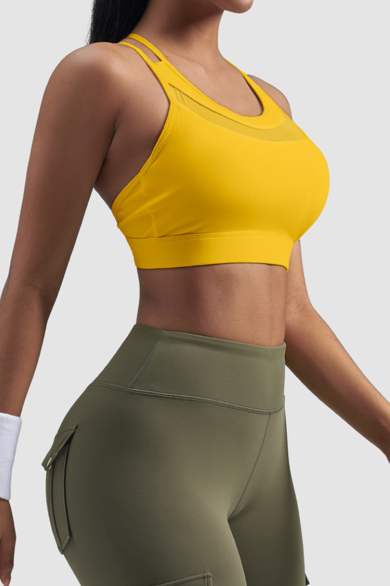 Wholesale thin strap yoga sports bra