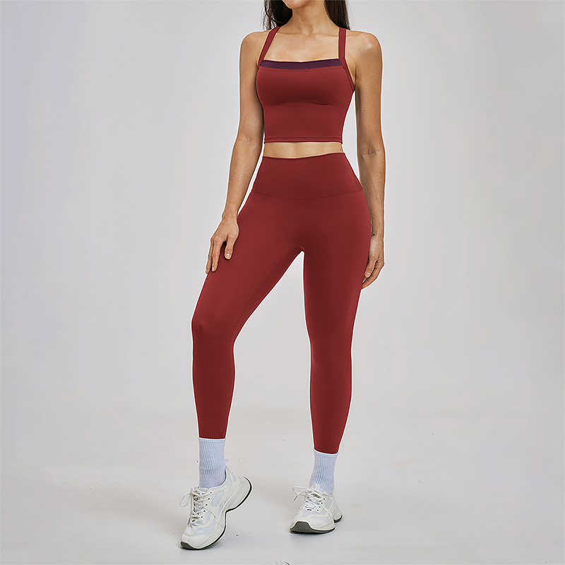 Wholesale Solid Color Top + Quick-Drying Legging set