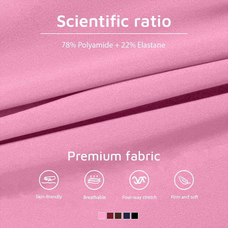 Long sleeve Sports top + High-waisted shorts 2-Piece Set