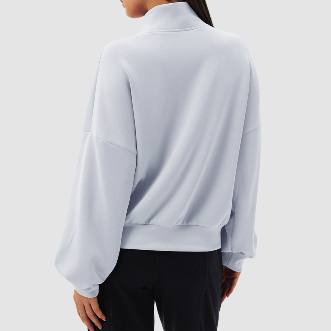 Wholesale Women's Loose Stand-Collar Modal Sports Top