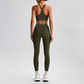Wholesale Naked-Feel Sports Bra & High-Waist Biker Shorts Set – Quick-Dry Yoga 2-Piece set