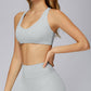 Racer-back casual sports bra